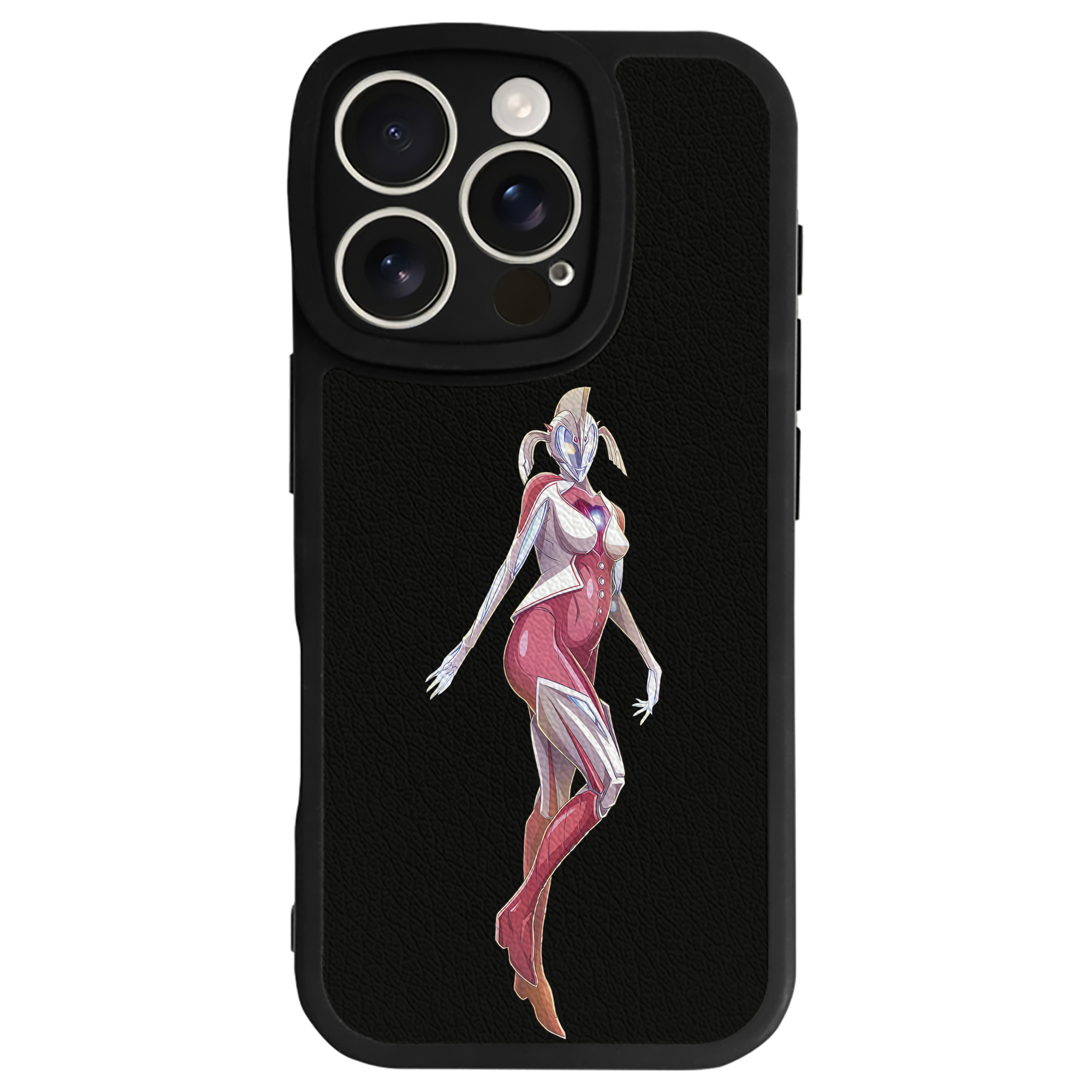 （画像用） ウルトラマン Ultraman 【iPhone 16シリーズ対応】シリコンスマホケース（レザー調） 材質：シリコン